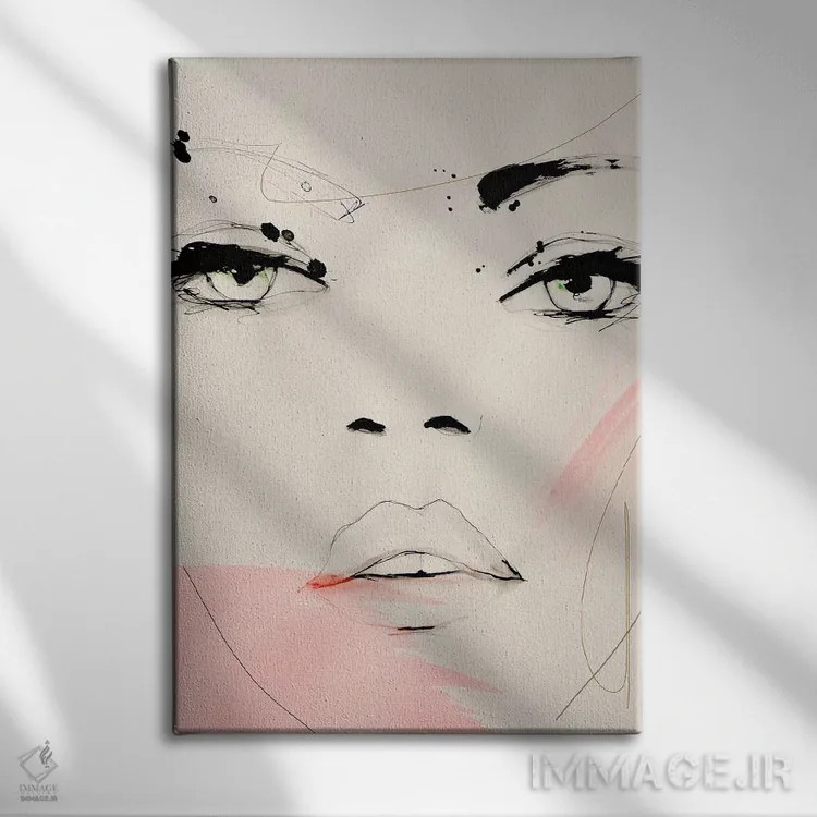 تابلو دکوراتیو اپوس سایه اثر لی واینر - نمای روبهرو روی دیوار