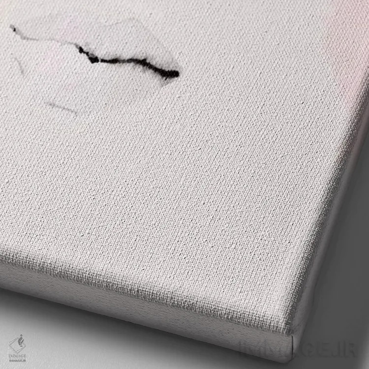 تابلو دکوراتیو شست وشو یا سرخی اثر لی واینر - نمای نزدیک بافت بوم