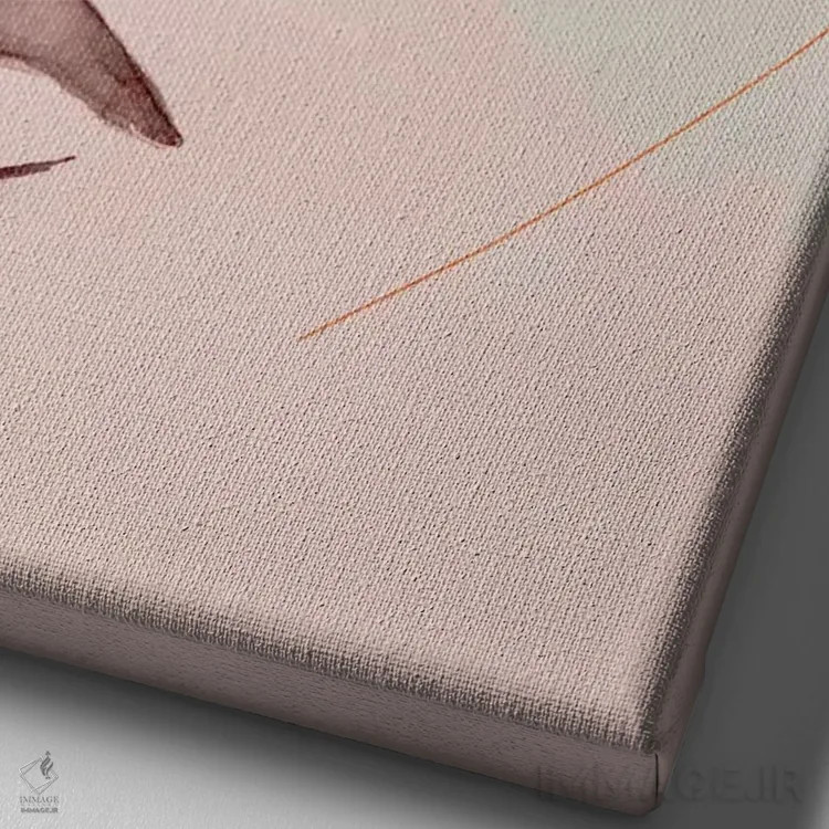 تابلو دکوراتیو هوا اثر لی واینر - نمای نزدیک بافت بوم