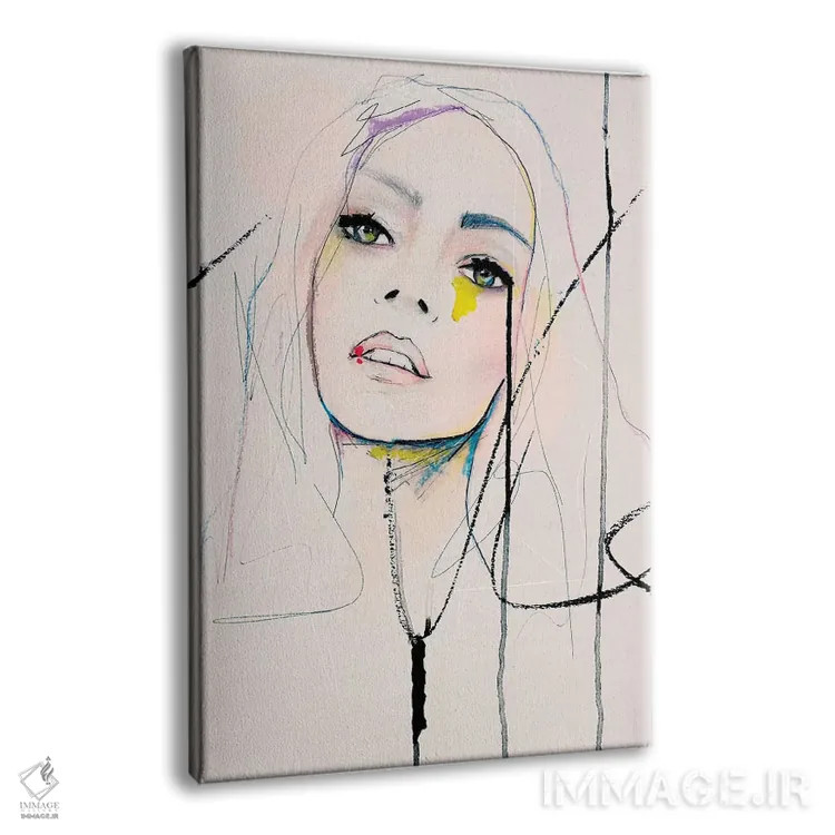 تابلو دکوراتیو شور و شعف ترمیم شده اثر لی واینر - نمای پرسپکتیو محصول