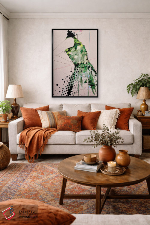 تابلو دکوراتیو شکل سه اثر لی واینر - D4B