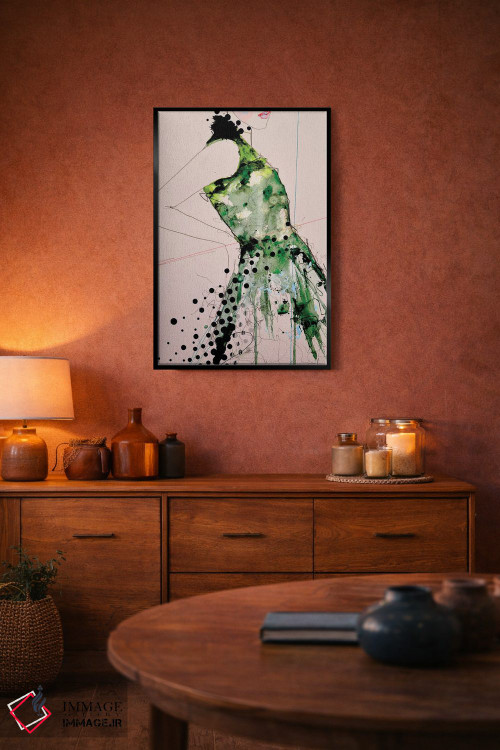 تابلو دکوراتیو شکل سه اثر لی واینر - D5B