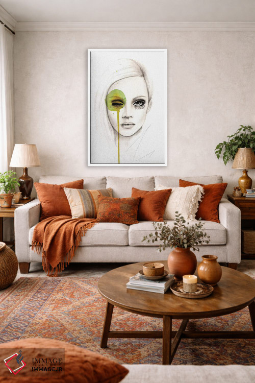 تابلو دکوراتیو ادغام شده اثر لی واینر - D2W