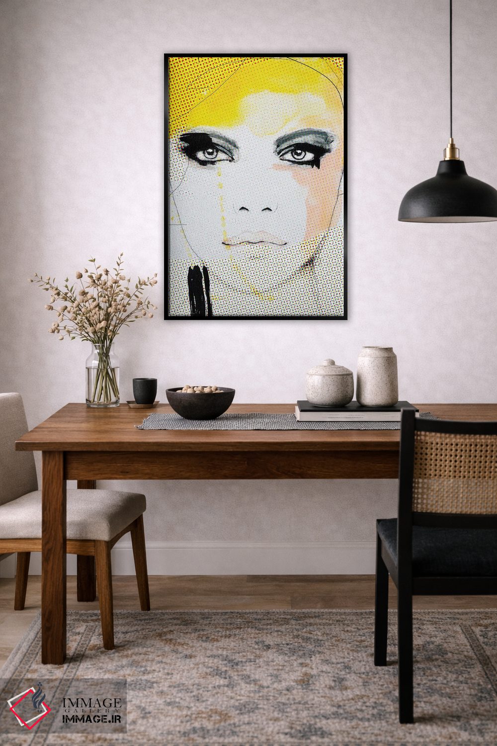 تابلو دکوراتیو حقه اثر لی واینر - D5B