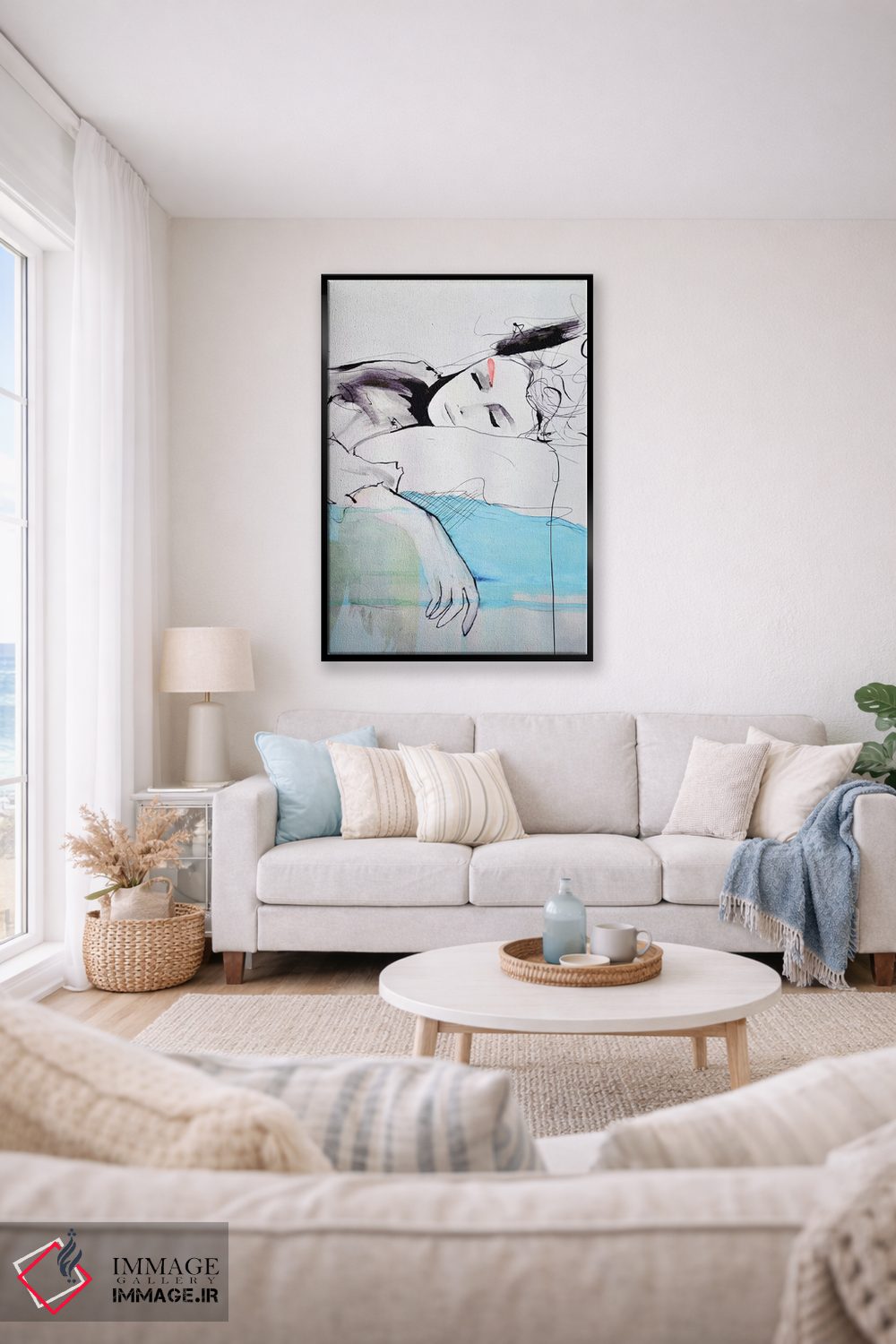 تابلو مینیمال مادلینا اثر لی واینر - D2B