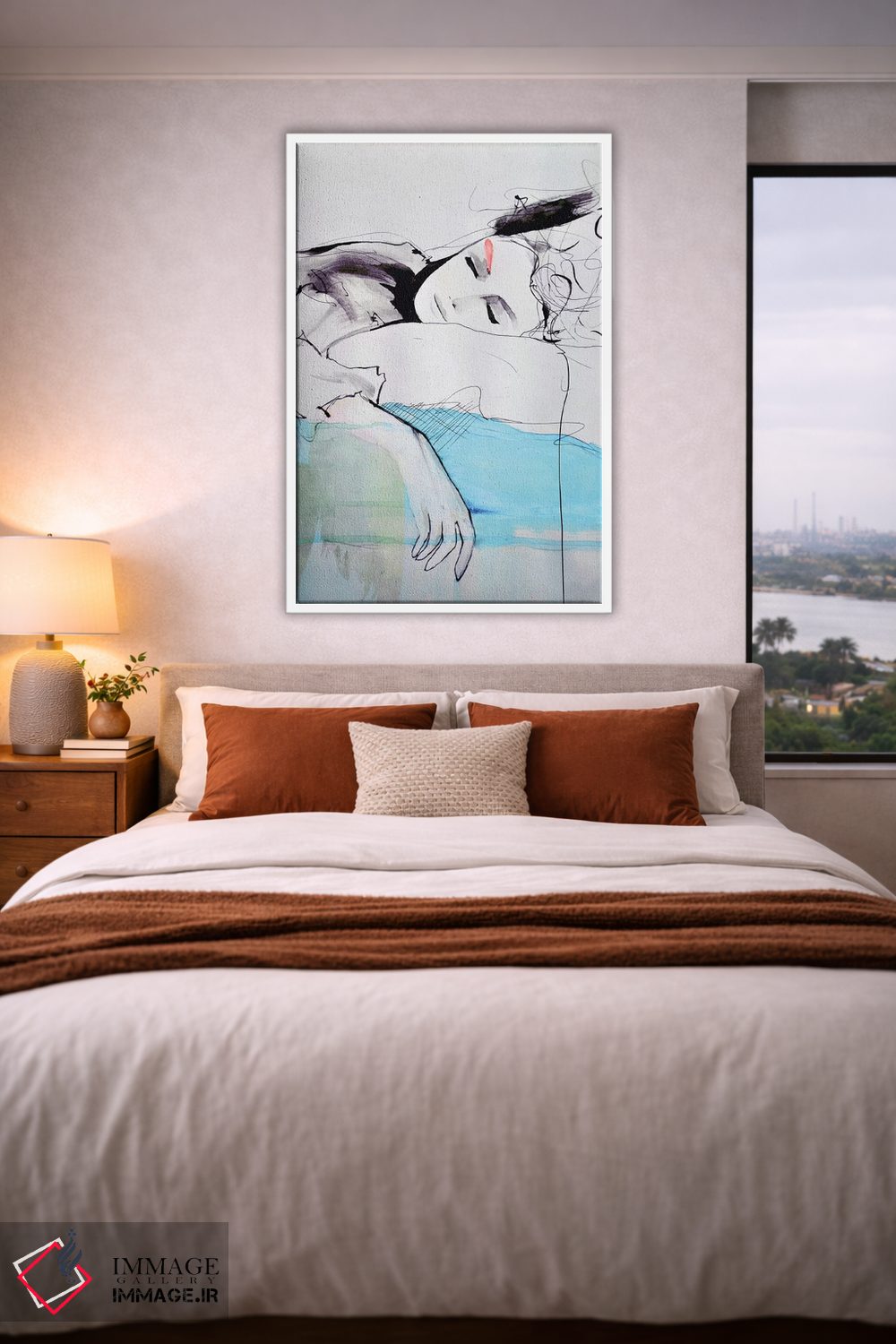 تابلو مینیمال مادلینا اثر لی واینر - D3W