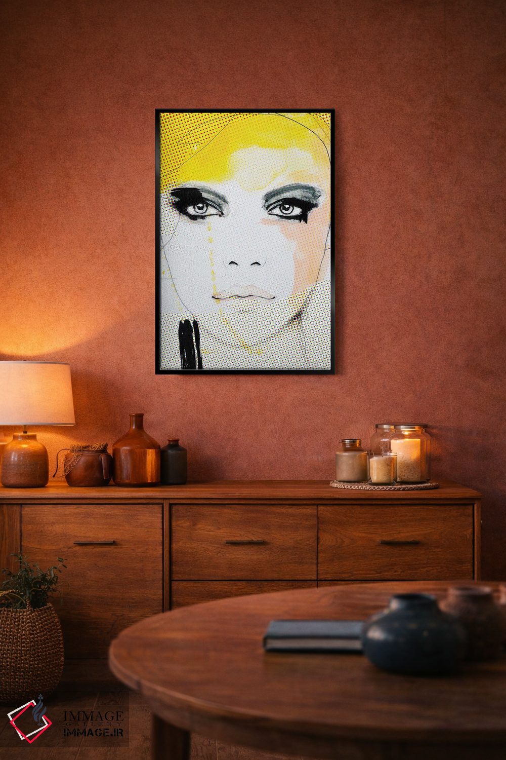 تابلو دکوراتیو حقه اثر لی واینر - D6B