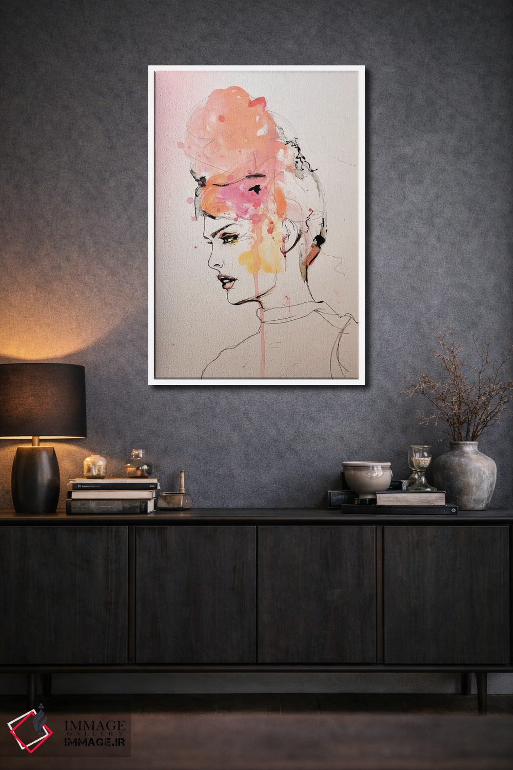 تابلو دکوراتیو بی خیال اثر لی واینر - D2W