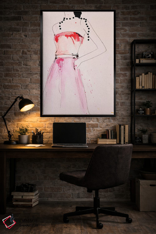 تابلو دکوراتیو درباره یک مروارید اثر لی واینر - D6B