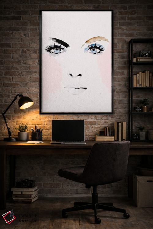 تابلو دکوراتیو شست وشو یا سرخی اثر لی واینر - D5B