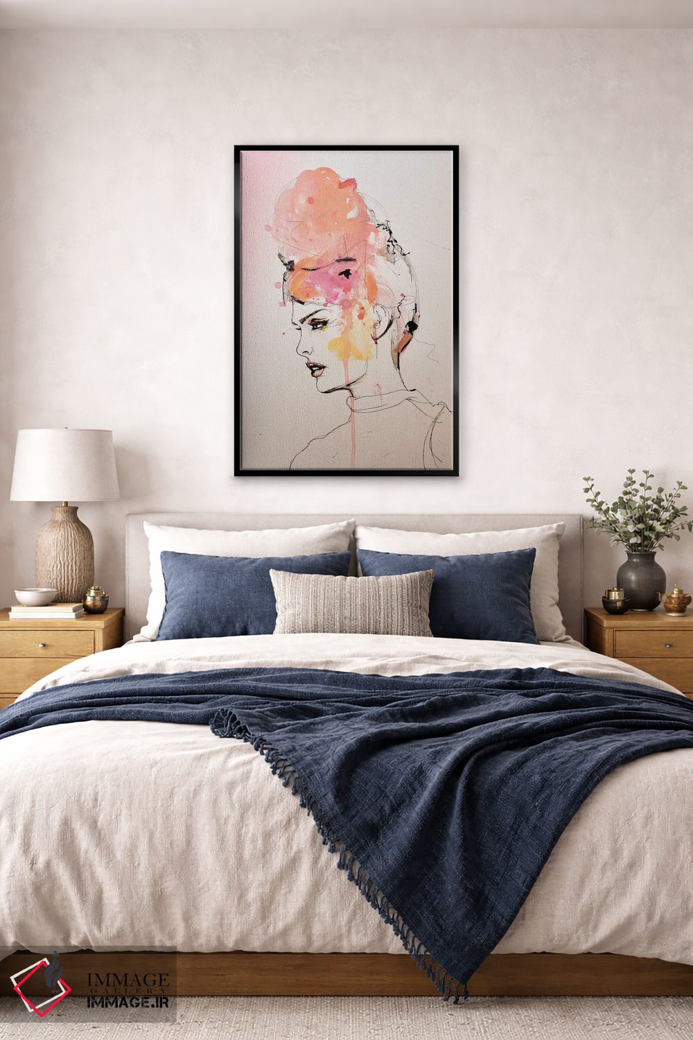 تابلو دکوراتیو بی خیال اثر لی واینر - D5B