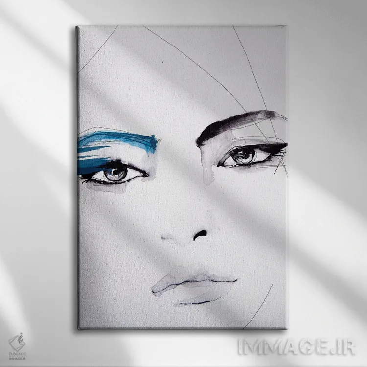 تابلو دکوراتیو بی عنوان اثر لی واینر - نمای روبهرو روی دیوار