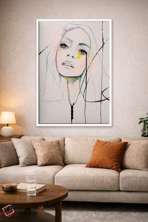 تابلو دکوراتیو شور و شعف ترمیم شده اثر لی واینر - D1W