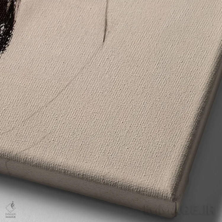 تابلو دکوراتیو پیش از نمایش اثر لی واینر - نمای نزدیک بافت بوم