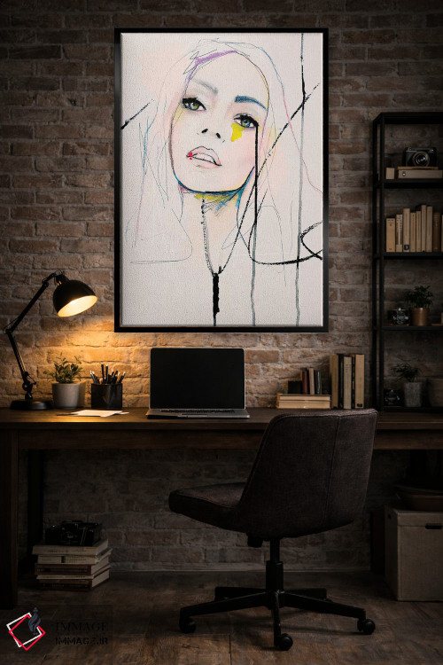 تابلو دکوراتیو شور و شعف ترمیم شده اثر لی واینر - D3B