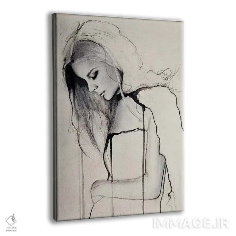 تابلو دکوراتیو کم رنگ شدن اثر لی واینر - نمای پرسپکتیو محصول