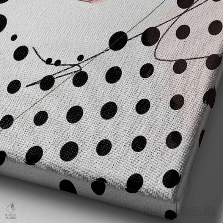 تابلو دکوراتیو مریناد اثر لی واینر - نمای نزدیک بافت بوم