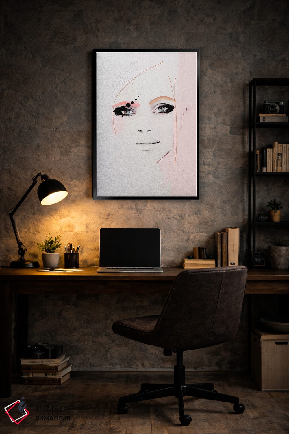 تابلو دکوراتیو بوسه بوسه اثر لی واینر - D6B