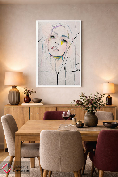 تابلو دکوراتیو شور و شعف ترمیم شده اثر لی واینر - D5W