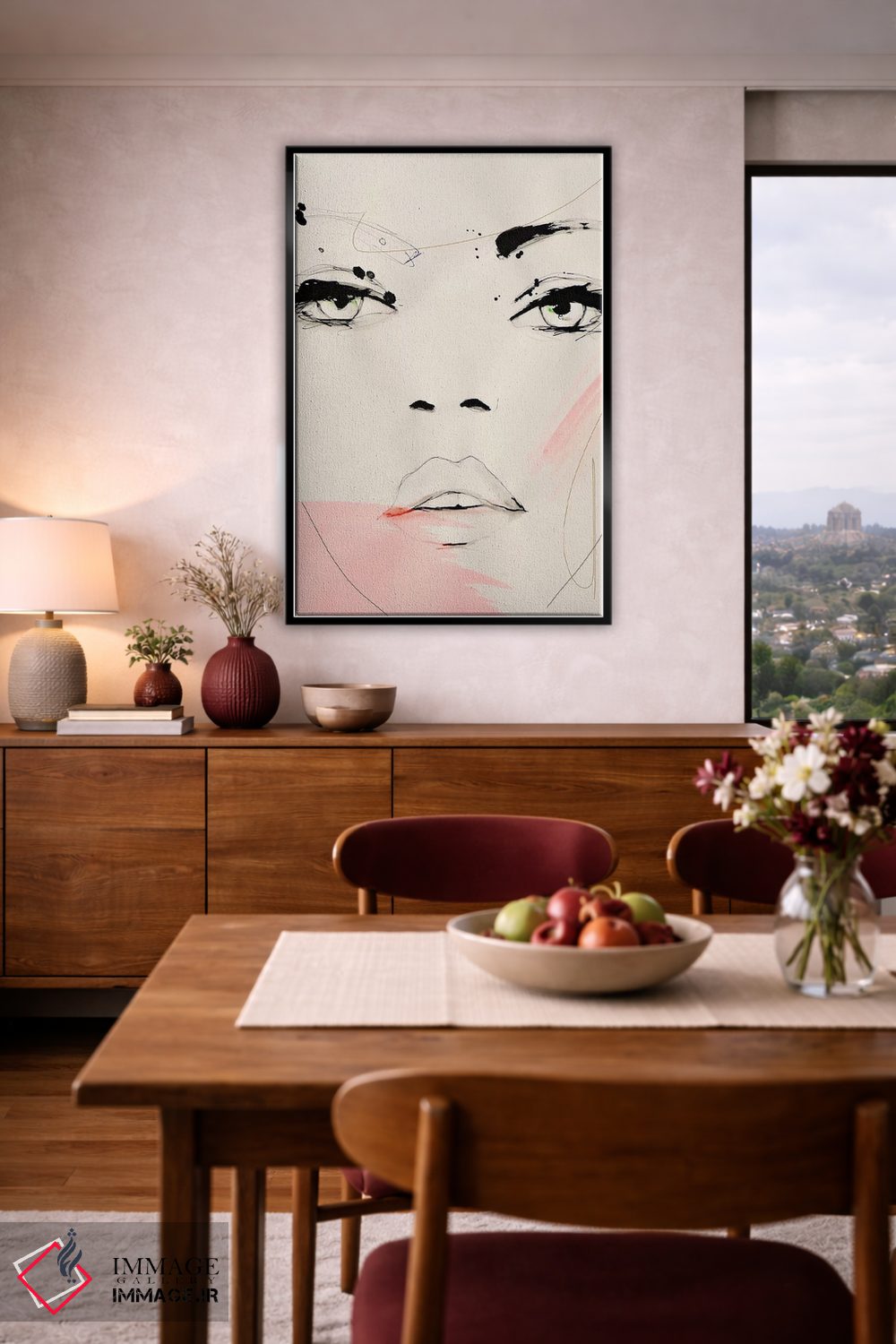 تابلو دکوراتیو اپوس سایه اثر لی واینر - D4B