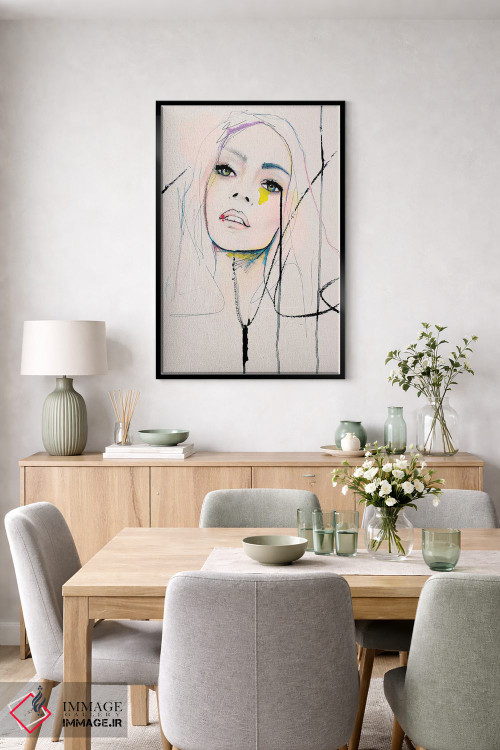 تابلو دکوراتیو شور و شعف ترمیم شده اثر لی واینر - D6B