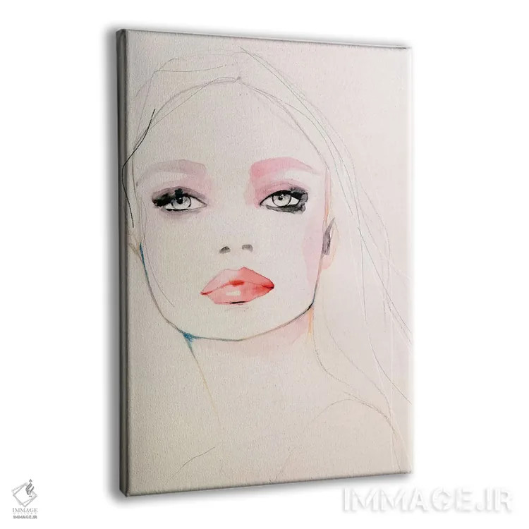 تابلو مدرن مروارید اثر لی واینر - نمای پرسپکتیو محصول