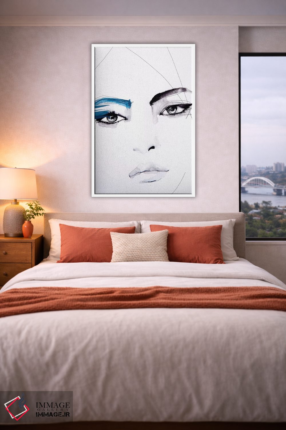 تابلو دکوراتیو بی عنوان اثر لی واینر - D3W