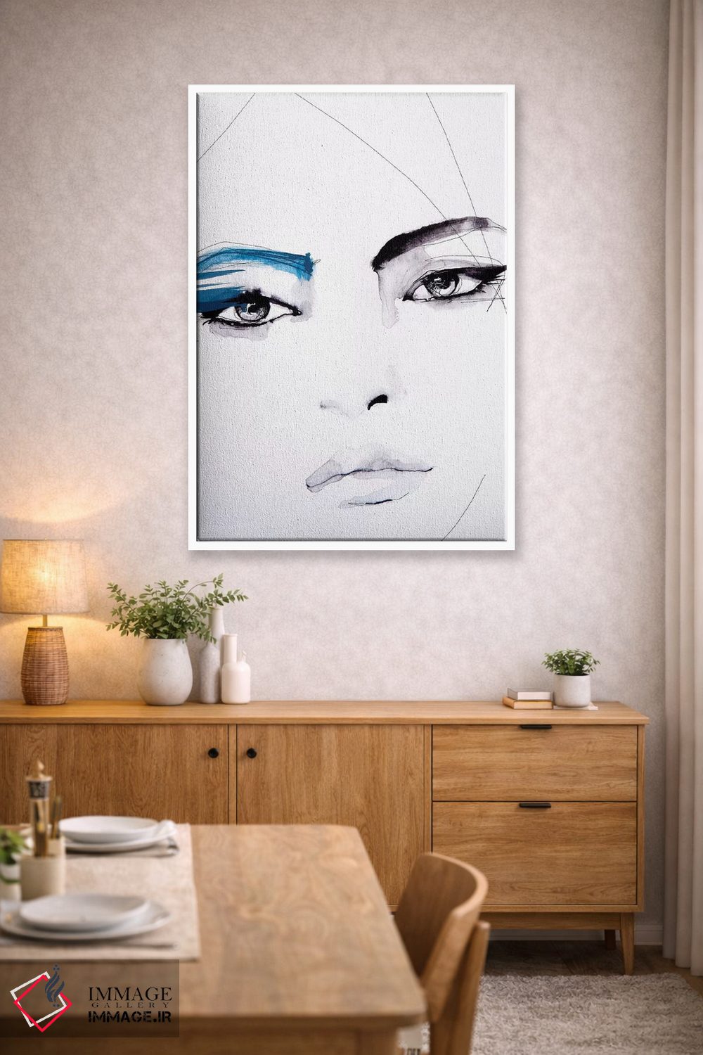 تابلو دکوراتیو بی عنوان اثر لی واینر - D4W