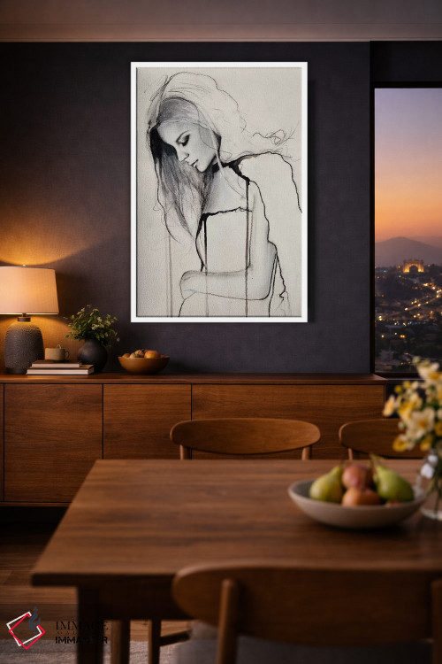 تابلو دکوراتیو کم رنگ شدن اثر لی واینر - D3W