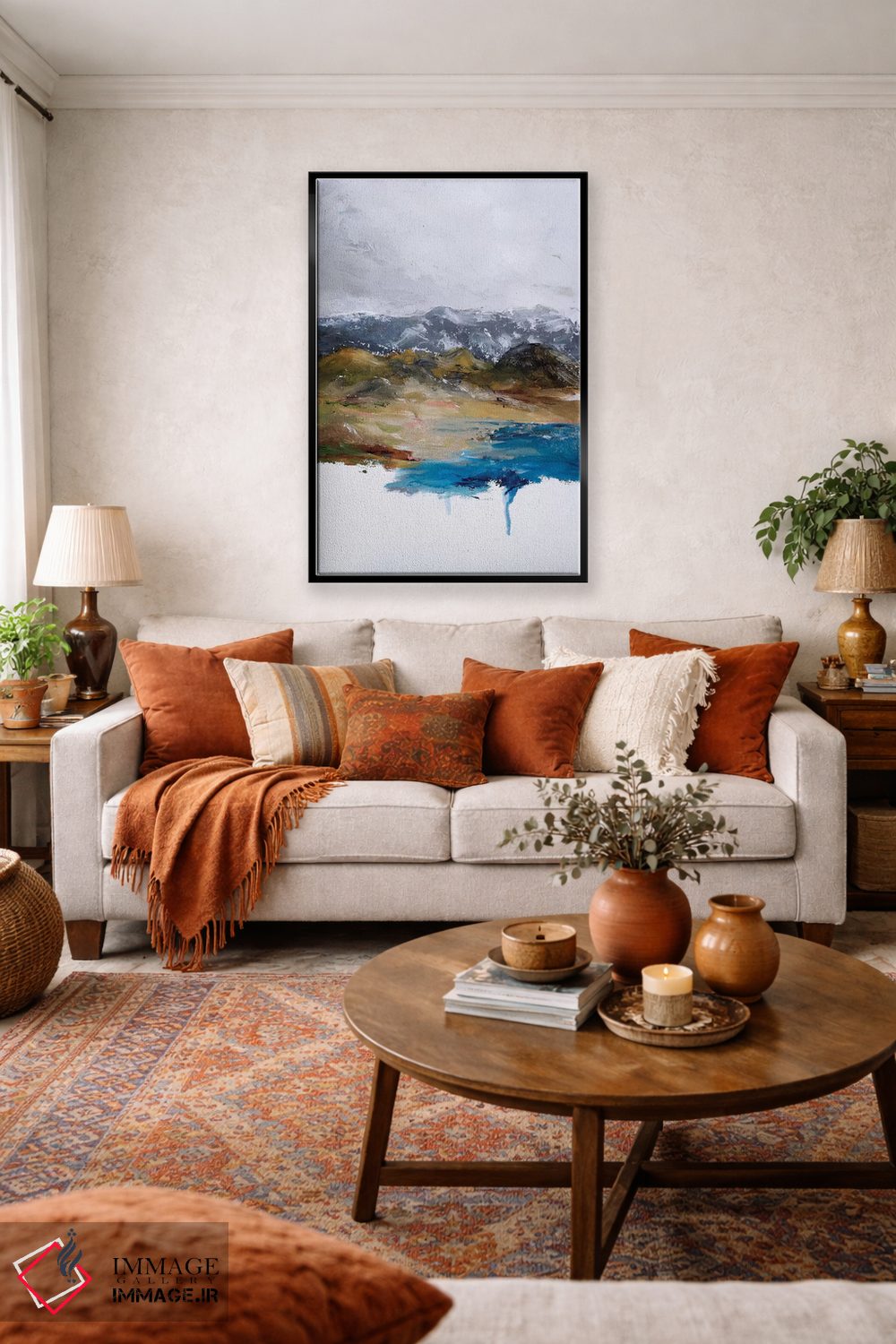 تابلو انتزاعی عنصر اثر لی واینر - D3B