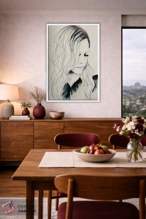 تابلو دکوراتیو شفق قطبی اثر لی واینر - D3W