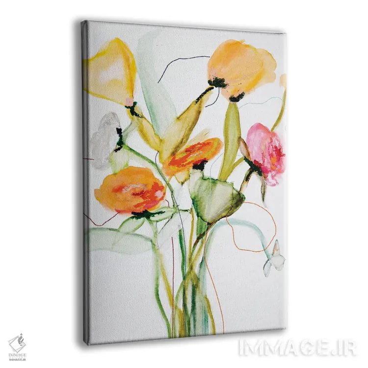 تابلو دکوراتیو مجموعه شکوفه ها نروژ اثر لی واینر - نمای پرسپکتیو محصول