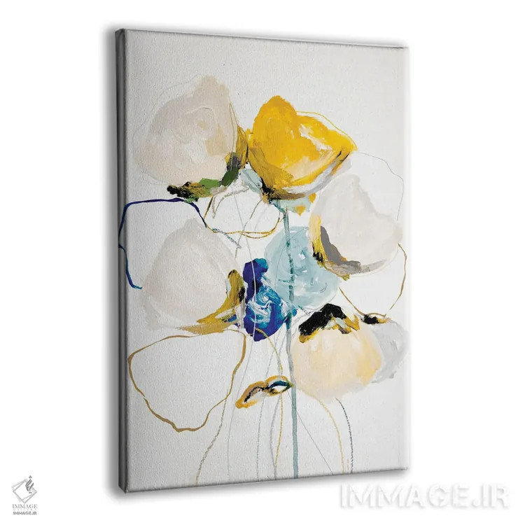 تابلو انتزاعی شکوفه اثر لی واینر - نمای پرسپکتیو محصول