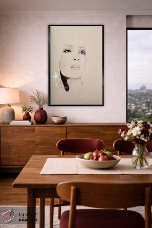 تابلو دکوراتیو پیش از نمایش اثر لی واینر - D6B