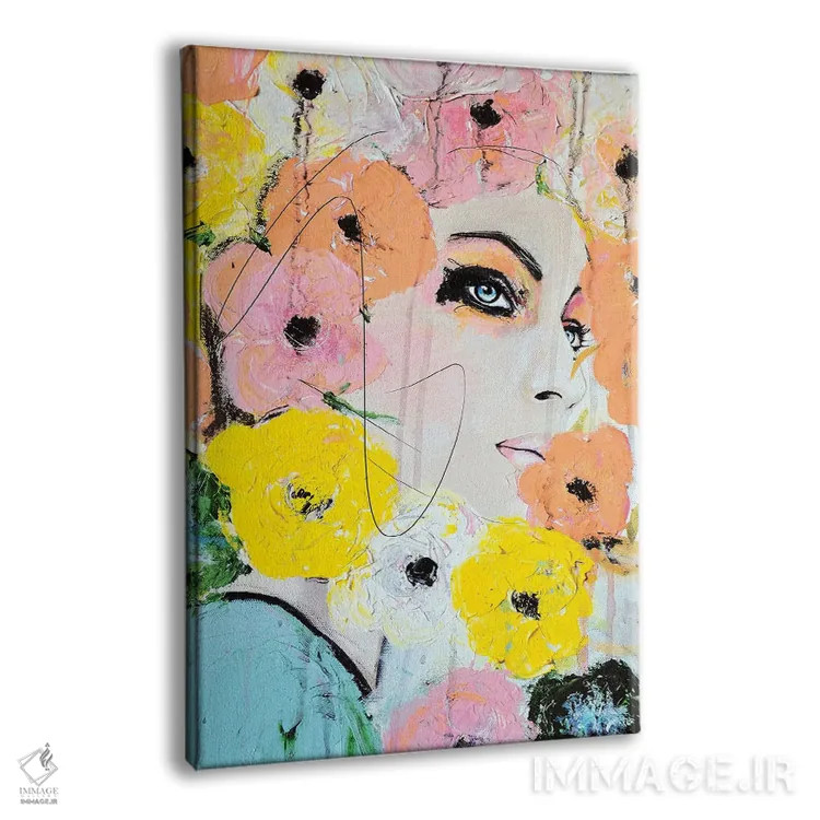 تابلو دکوراتیو برخورد کردن اثر لی واینر - نمای پرسپکتیو محصول