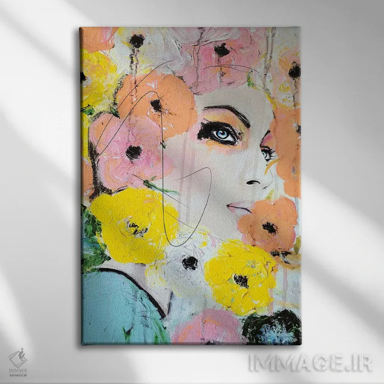 تابلو دکوراتیو برخورد کردن اثر لی واینر - نمای روبهرو روی دیوار