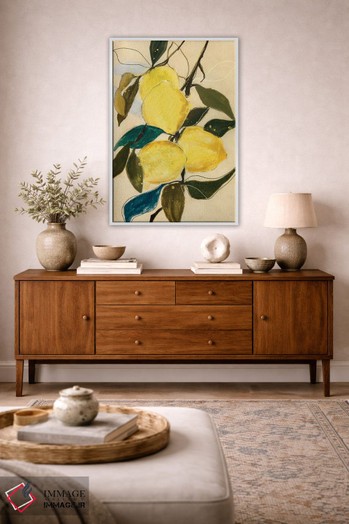 تابلو دکوراتیو مطالعه لیمو I اثر لی واینر - D3W