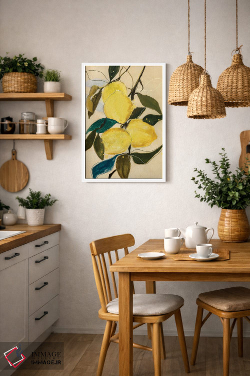 تابلو دکوراتیو مطالعه لیمو I اثر لی واینر - D2W