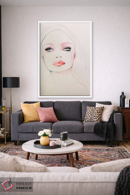 تابلو مدرن مروارید اثر لی واینر - D1W