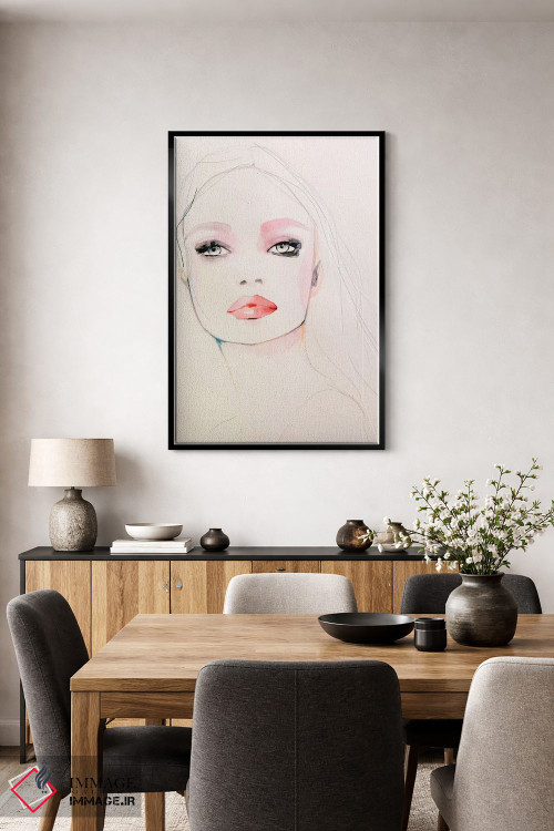 تابلو مدرن مروارید اثر لی واینر - D4B