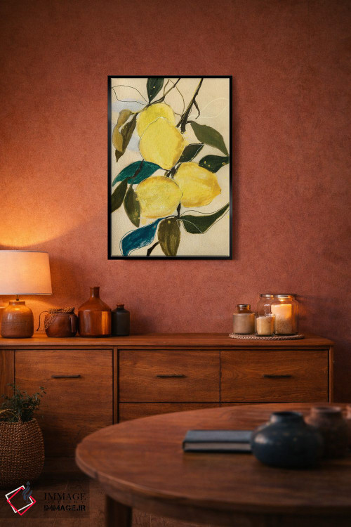 تابلو دکوراتیو مطالعه لیمو I اثر لی واینر - D6B