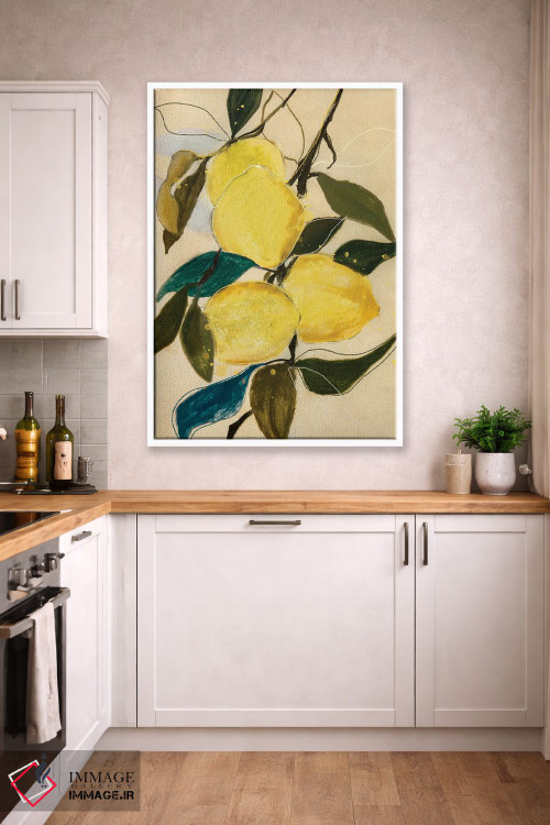 تابلو دکوراتیو مطالعه لیمو I اثر لی واینر - D4W