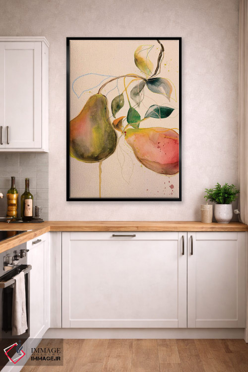 تابلو دکوراتیو گلابی I اثر لی واینر - D2B