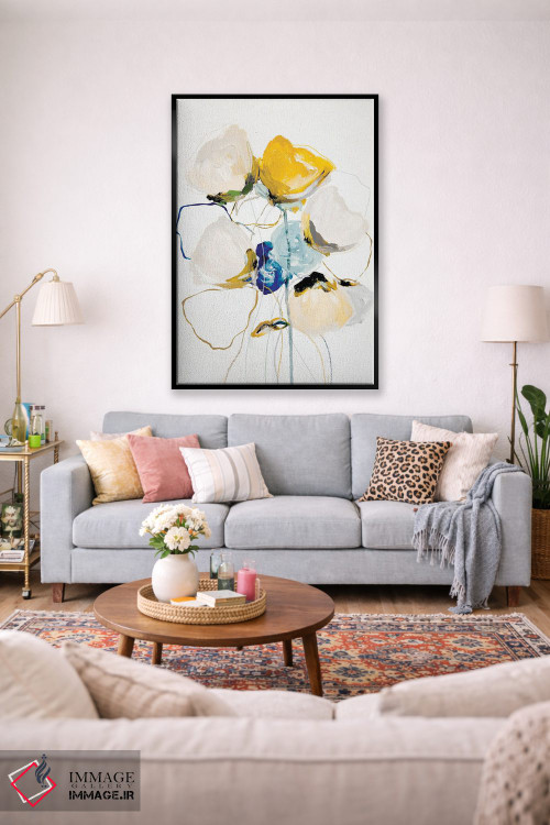 تابلو انتزاعی شکوفه اثر لی واینر - D2B