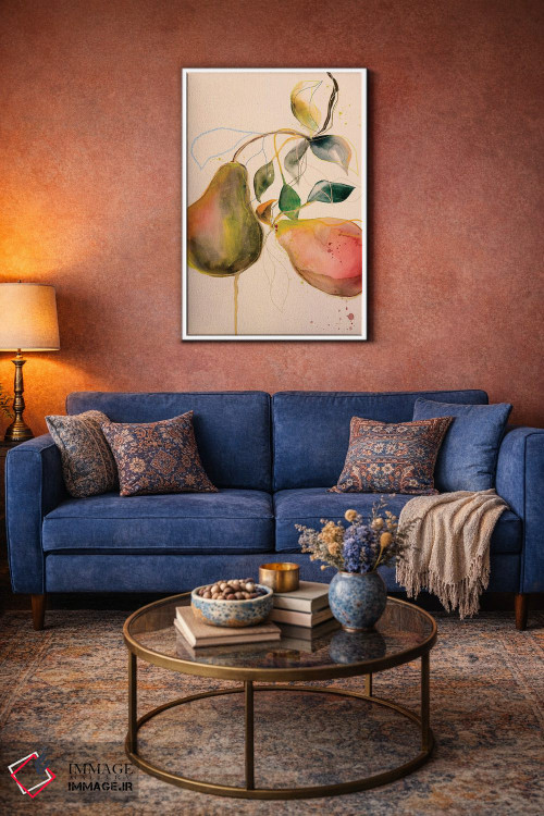 تابلو دکوراتیو گلابی I اثر لی واینر - D4W