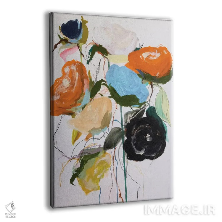 تابلو انتزاعی بدون باد اثر لی واینر - نمای پرسپکتیو محصول