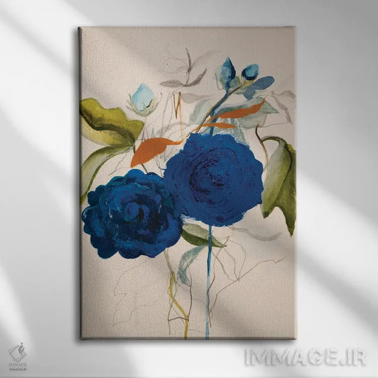 تابلو انتزاعی بیدار شدن اثر لی واینر - نمای روبهرو روی دیوار