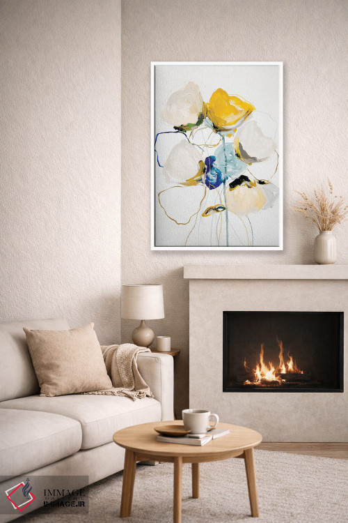 تابلو انتزاعی شکوفه اثر لی واینر - D5W
