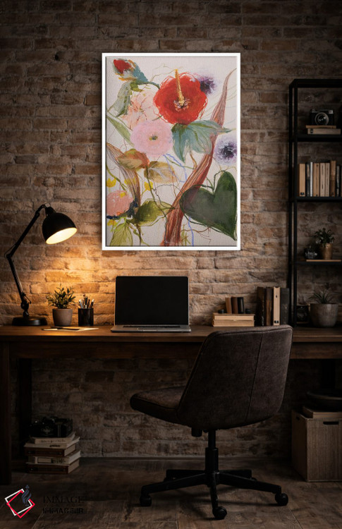 تابلو انتزاعی ترکیب گل ها I اثر لی واینر - D3W