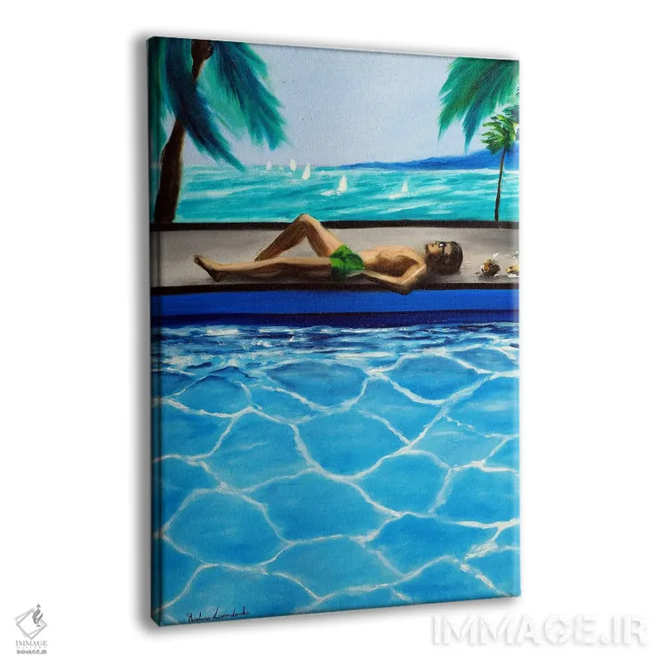تابلو دکوراتیو تابستان بی پایان اثر روسـلانا لواندووسکا - نمای پرسپکتیو محصول